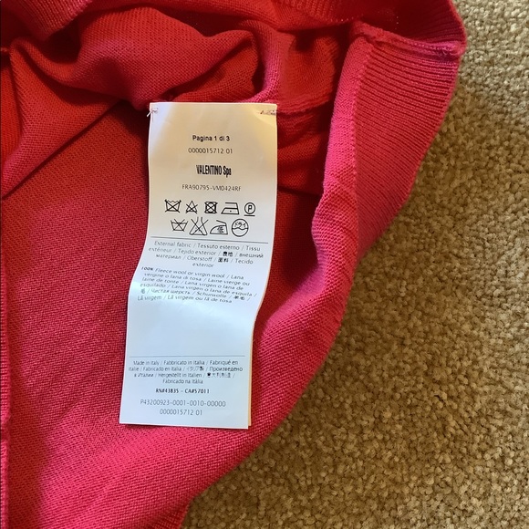 RED Valentino Wool blend and lace sweater Size L - Picture 6 of 7